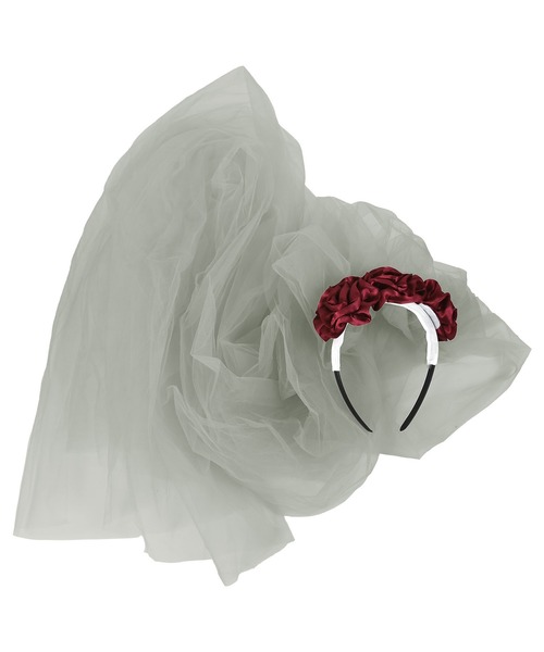 Tika（ティカ）の「コスプレ かわいい 花嫁 ゾンビ ベアトップ ワンピース 4点セット（コスチューム/パーティーグッズ・レディース・グレー・M）」の7枚目の写真