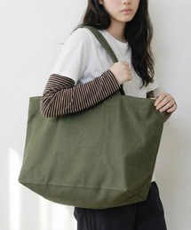 キャンバストート」に該当するバッグ（グリーン・カーキ/緑色系