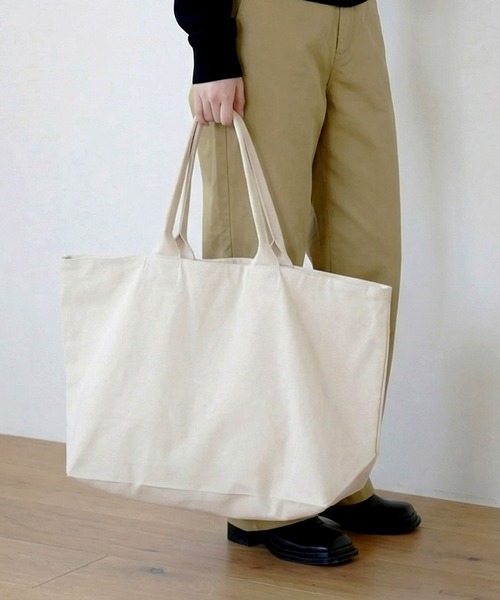 United Athle(ユナイテッドアスレ)の「【United Athle】ヘヴィー キャンバス ジップトートバッグ 1515(トートバッグ・レディース・オリーブ/ナチュラル/ブラック/ネイビー・FREE)」の17枚目の写真