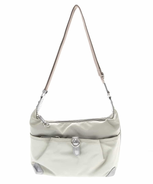 MK MICHEL KLEIN(エムケーミッシェルクラン)の「【撥水】バックルデザインショルダーバッグ(ショルダーバッグ・レディース・ピンク/チャコールグレー/ライトグレー・00)」の14枚目の写真