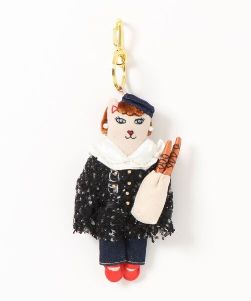 SLOBE IENA(スローブイエナ)の「【Casselini/キャセリーニ】SLOBE別注 キャットチャーム(キーホルダー・レディース・ネイビー/グリーン・FREE)」の7枚目の写真