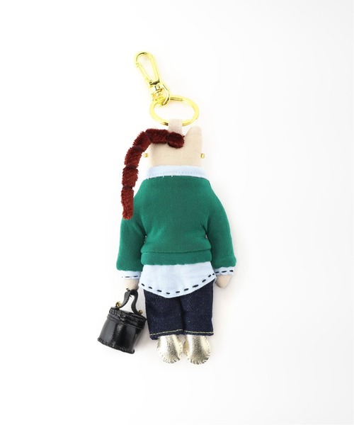 SLOBE IENA(スローブイエナ)の「【Casselini/キャセリーニ】SLOBE別注 キャットチャーム(キーホルダー・レディース・ネイビー/グリーン・FREE)」の9枚目の写真
