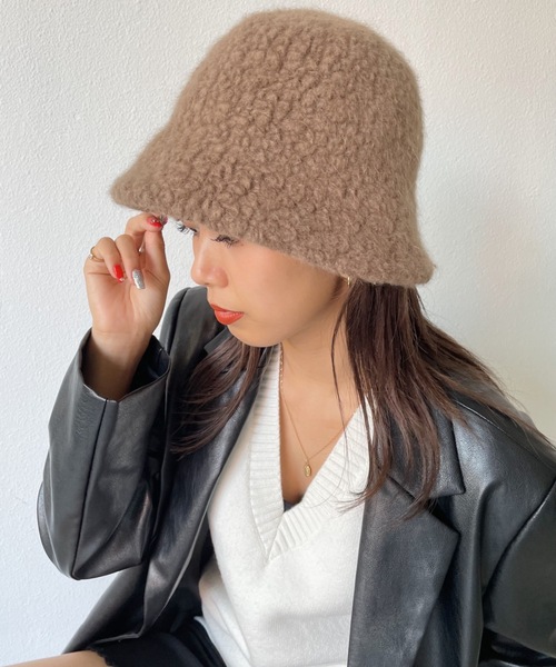 SHAGGIE(シャギー)の「メトロバケットハット(ハット・レディース・ホワイト/ブラウン/ブラック・FREE)」の21枚目の写真