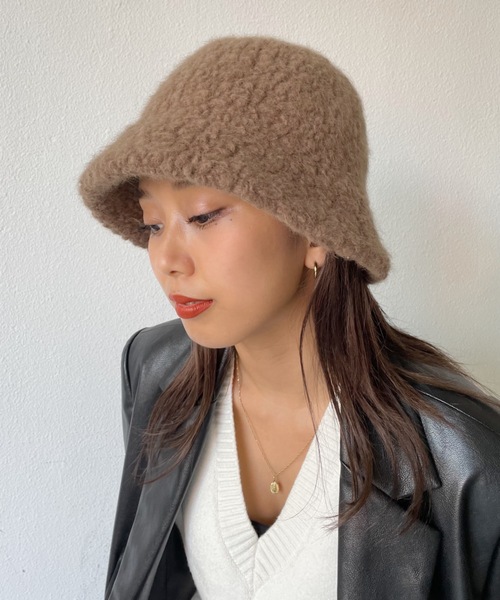 SHAGGIE(シャギー)の「メトロバケットハット(ハット・レディース・ホワイト/ブラウン/ブラック・FREE)」の19枚目の写真