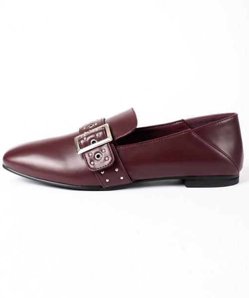 LibertyDoll（リバティードール）の「LibertyDoll スタッズベルトバブーシュシューズ（その他シューズ・レディース・ブラック/ワイン・M/LL/L/S）」の3枚目の写真