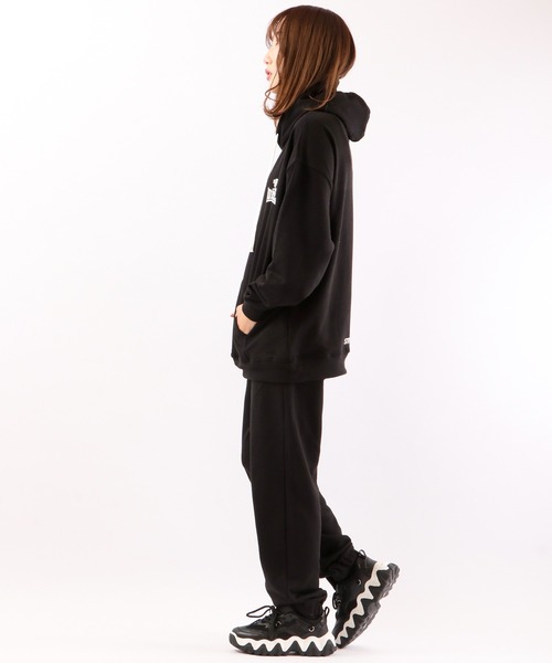 LONSDALE(ロンズデール)の「LONSDALE 裏毛オーバーサイズ スウェット パーカー(パーカー・メンズ・ブラック/ホワイト・LL/M/L)」の18枚目の写真