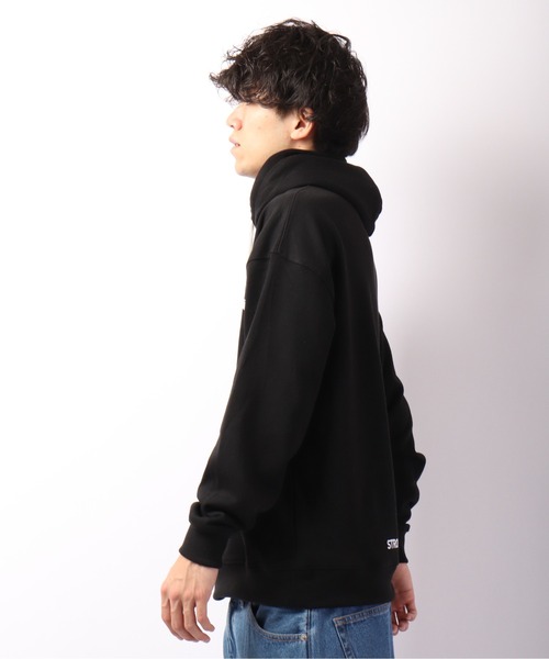 LONSDALE(ロンズデール)の「LONSDALE 裏毛オーバーサイズ スウェット パーカー(パーカー・メンズ・ブラック/ホワイト・LL/M/L)」の9枚目の写真
