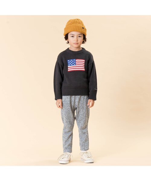 F.O.KIDS（エフオーキッズ）の「あったかクライミングパンツ_裏起毛 10分丈（その他パンツ・キッズ・グレー/ブラック・100/80/110/120/140/95/130/90）」の7枚目の写真