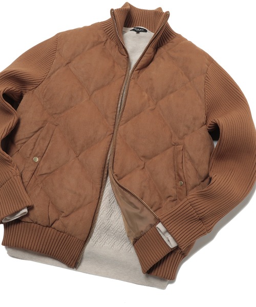MEN'S BIGI(メンズビギ)の「ハイブリッドダウンブルゾン(ブルゾン・メンズ・ブラック/ブラウン・01/02/03)」の2枚目の写真
