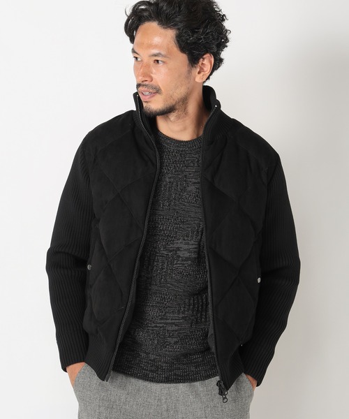 MEN'S BIGI(メンズビギ)の「ハイブリッドダウンブルゾン(ブルゾン・メンズ・ブラック/ブラウン・01/02/03)」の12枚目の写真