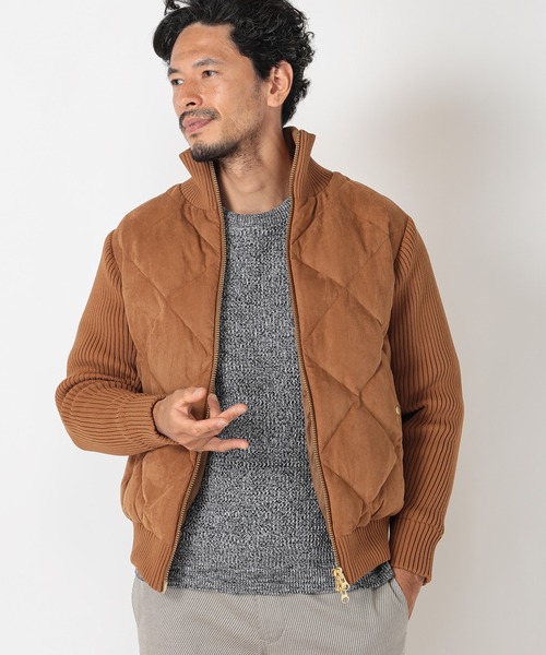 MEN'S BIGI(メンズビギ)の「ハイブリッドダウンブルゾン(ブルゾン・メンズ・ブラック/ブラウン・01/02/03)」の20枚目の写真