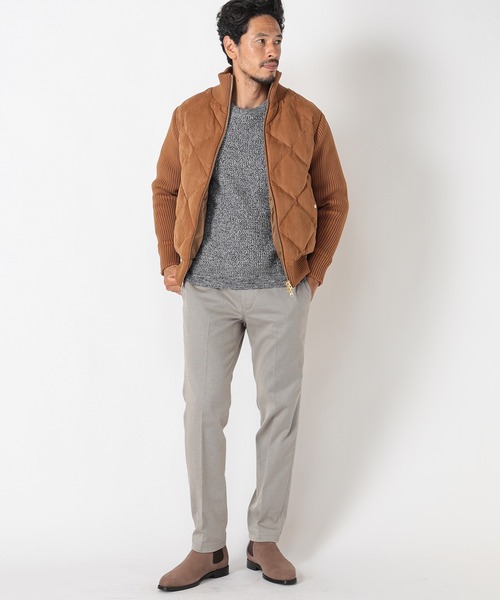 MEN'S BIGI(メンズビギ)の「ハイブリッドダウンブルゾン(ブルゾン・メンズ・ブラック/ブラウン・01/02/03)」の18枚目の写真
