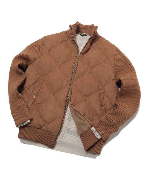 MEN'S BIGI(メンズビギ)の「ハイブリッドダウンブルゾン(ブルゾン・メンズ・ブラック/ブラウン・01/02/03)」の6枚目の写真