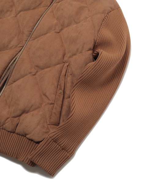 MEN'S BIGI(メンズビギ)の「ハイブリッドダウンブルゾン(ブルゾン・メンズ・ブラック/ブラウン・01/02/03)」の4枚目の写真
