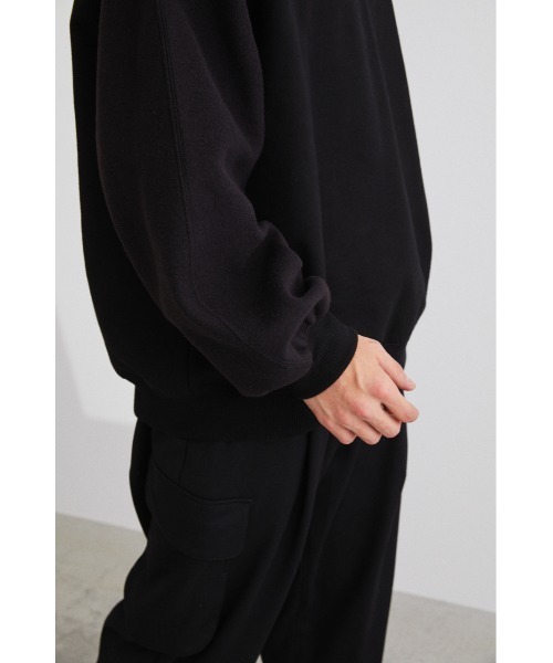 STYLEMIXER（スタイルミキサー）の「モックネックスウェットトップ（Tシャツ/カットソー・メンズ・ダークネイビー/ブラック・LARGE/MEDIUM/X-LARGE）」の6枚目の写真