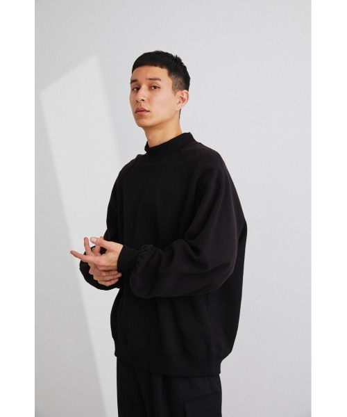 STYLEMIXER（スタイルミキサー）の「モックネックスウェットトップ（Tシャツ/カットソー・メンズ・ダークネイビー/ブラック・LARGE/MEDIUM/X-LARGE）」の8枚目の写真