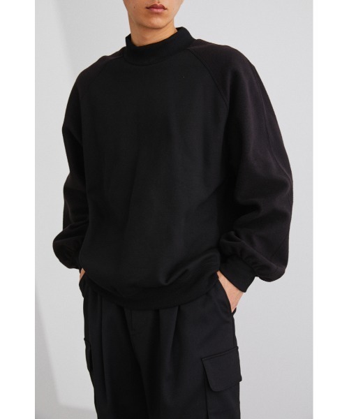 STYLEMIXER（スタイルミキサー）の「モックネックスウェットトップ（Tシャツ/カットソー・メンズ・ダークネイビー/ブラック・LARGE/MEDIUM/X-LARGE）」の9枚目の写真