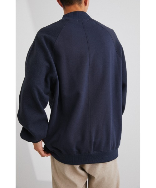 STYLEMIXER（スタイルミキサー）の「モックネックスウェットトップ（Tシャツ/カットソー・メンズ・ダークネイビー/ブラック・LARGE/MEDIUM/X-LARGE）」の12枚目の写真