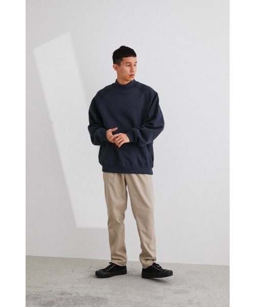 STYLEMIXER（スタイルミキサー）の「モックネックスウェットトップ（Tシャツ/カットソー・メンズ・ダークネイビー/ブラック・LARGE/MEDIUM/X-LARGE）」の17枚目の写真