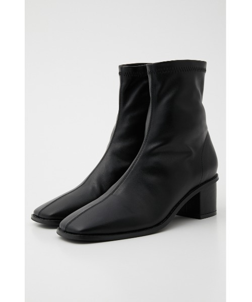 SLY（スライ）の「STRETCH FIT SHORT BOOTS ストレッチフィットショート ブーツ（ブーツ・レディース・ブラウン/ライトブルー/ブラック・LARGE/MEDIUM/SMALL）」の4枚目の写真