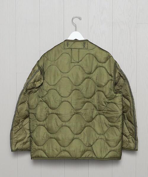 H　BEAUTY&YOUTH UNITED ARROWS（エイチビューティーアンドユースユナイテッドアローズ）の「DEADSTOCK LINER JACKET/ジャケット.（ナイロンジャケット・メンズ・オリーブ・M）」の2枚目の写真