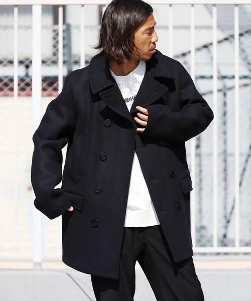 セール する Fidelity フィデリティ Melton 10b P Coat Pコート メルトンウール 防寒 ピーコート Fidelity フェデリティー のファッション 特売格安 Lssr Ub Ac Id