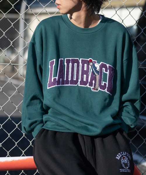 A R Red Cap Girl レッドキャップガール 裏起毛sitting Girlバックプリントcnスウェット スウェット Red Cap Girl レッドキャプガール のファッション通販 Zozotown