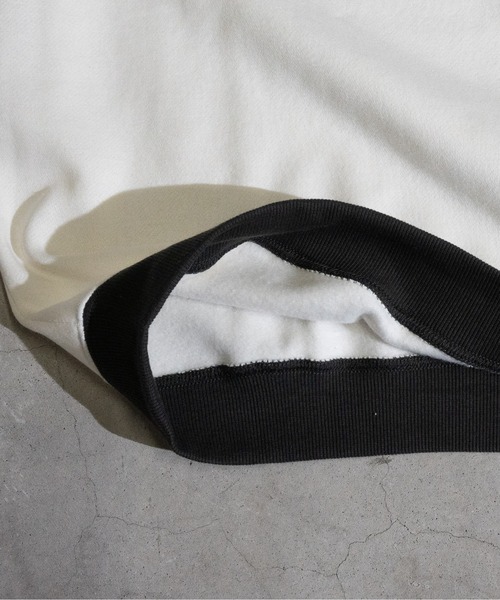 Red Cap Girl（レッドキャプガール）の「【a-r】〔Red Cap Girl /レッドキャップガール〕裏起毛 LAIDBACK サガラ刺繍 ビッグシルエットクルーネックスウェット（スウェット・メンズ・チャコールグレー/アッシュグレー/ブルー/グリーン/アイボリー/その他1/その他2/ホワイト/ブラック・MEDIUM/LARGE/X-LARGE）」の22枚目の写真