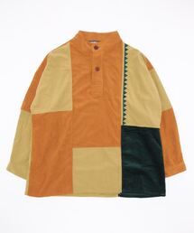 チャイハネ | 【チャイハネ】コーデュロイMEN'Sパッチワークトップス(その他トップス)