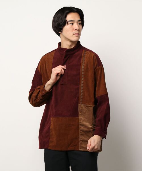 チャイハネ（チャイハネ）の「【チャイハネ】コーデュロイMEN'Sパッチワークトップス（その他トップス・メンズ・ベージュ/ブラウン/カーキ/ブルー/イエロー・FREE）」の11枚目の写真