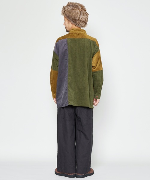 チャイハネ（チャイハネ）の「【チャイハネ】コーデュロイMEN'Sパッチワークトップス（その他トップス・メンズ・ベージュ/ブラウン/カーキ/ブルー/イエロー・FREE）」の14枚目の写真