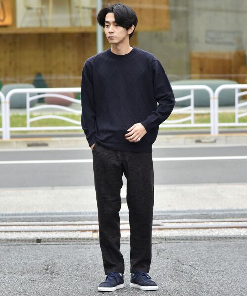SHIPS(シップス)の「SHIPS: japan quality ウール ツイード チェック イージーパンツ(その他パンツ・メンズ・ダークグレー/ブラウン・LARGE/SMALL/X-LARGE/MEDIUM)」の6枚目の写真