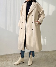 LIAN | フェイクメルトントレンチコート(トレンチコート)