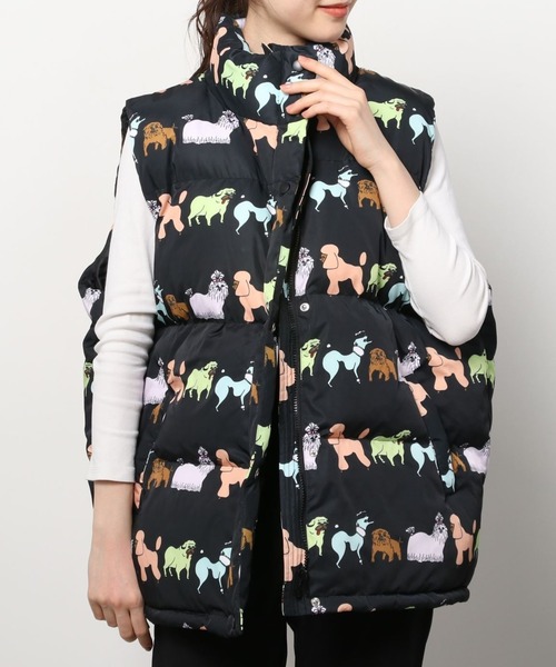 PUNYUS（プニュズ）の「FUGUドッグエコダウンベスト（ダウンベスト