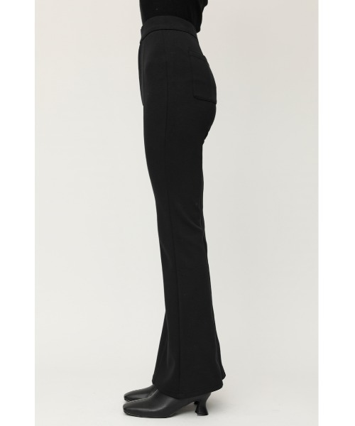 SLY(スライ)の「RELAX FLARE PT リラックス フレア パンツ(スラックス・レディース・ブラック/ライトグリーン/アイボリー・1/2)」の15枚目の写真