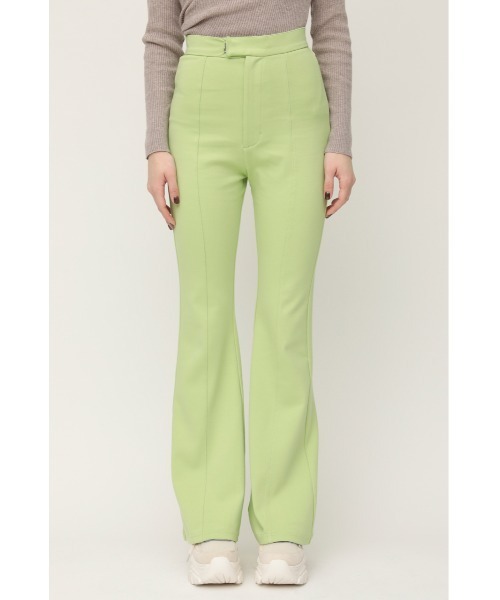 SLY(スライ)の「RELAX FLARE PT リラックス フレア パンツ(スラックス・レディース・ブラック/ライトグリーン/アイボリー・1/2)」の16枚目の写真