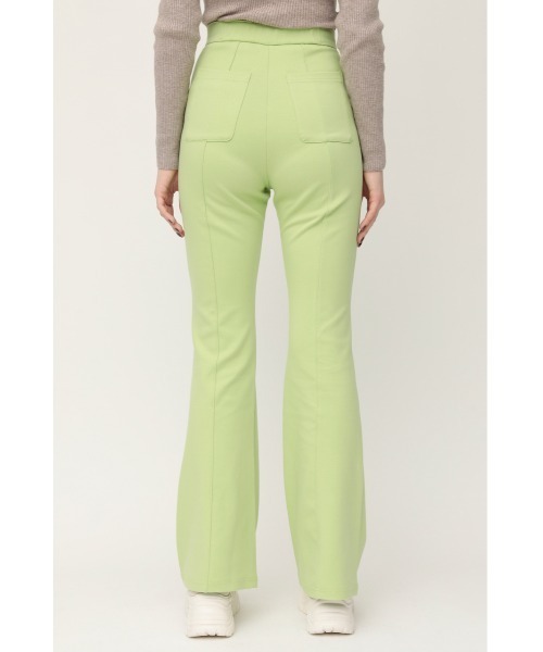 SLY(スライ)の「RELAX FLARE PT リラックス フレア パンツ(スラックス・レディース・ブラック/ライトグリーン/アイボリー・1/2)」の19枚目の写真