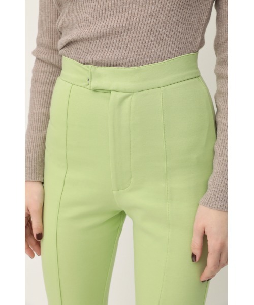 SLY(スライ)の「RELAX FLARE PT リラックス フレア パンツ(スラックス・レディース・ブラック/ライトグリーン/アイボリー・1/2)」の21枚目の写真