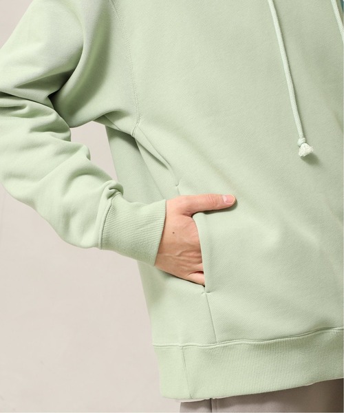 417 EDIFICE（フォーワンセブンエディフィス）の「【Tech Terry / テックテリー】 フーディ【Made in Japan】（パーカー・メンズ・ブラック/ネイビー/キナリ/イエロー/オレンジ/グリーン・SMALL/MEDIUM/LARGE）」の12枚目の写真