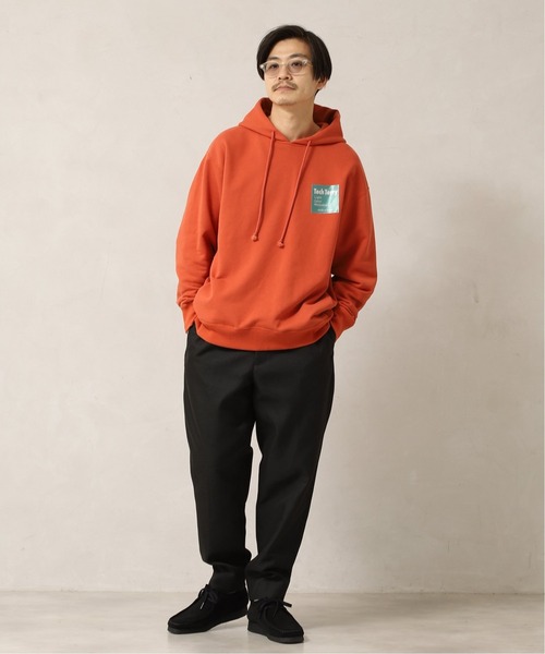 417 EDIFICE（フォーワンセブンエディフィス）の「【Tech Terry / テックテリー】 フーディ【Made in Japan】（パーカー・メンズ・ブラック/ネイビー/キナリ/イエロー/オレンジ/グリーン・SMALL/MEDIUM/LARGE）」の17枚目の写真