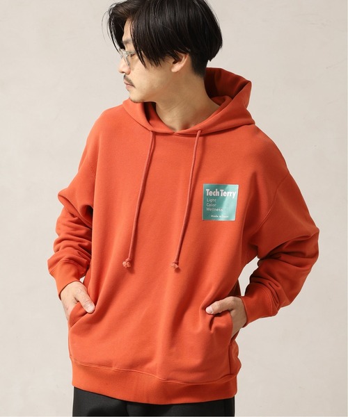 417 EDIFICE（フォーワンセブンエディフィス）の「【Tech Terry / テックテリー】 フーディ【Made in Japan】（パーカー・メンズ・ブラック/ネイビー/キナリ/イエロー/オレンジ/グリーン・SMALL/MEDIUM/LARGE）」の18枚目の写真