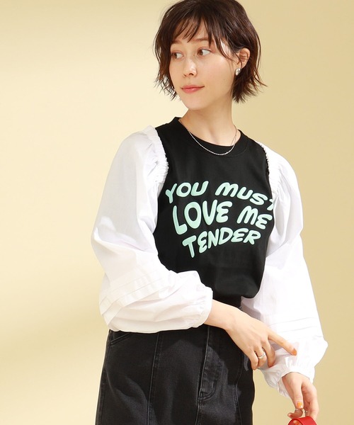 Ray BEAMS（レイビームス）の「Ray BEAMS / バックリボン アーム ボレロ（カーディガン/ボレロ・レディース・イエロー/ホワイト/ブラック・ONE SIZE）」の2枚目の写真