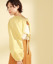 Ray BEAMS | Ray BEAMS / バックリボン アーム ボレロ(カーディガン/ボレロ)