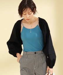 Ray BEAMS | Ray BEAMS / バックリボン アーム ボレロ(カーディガン/ボレロ)