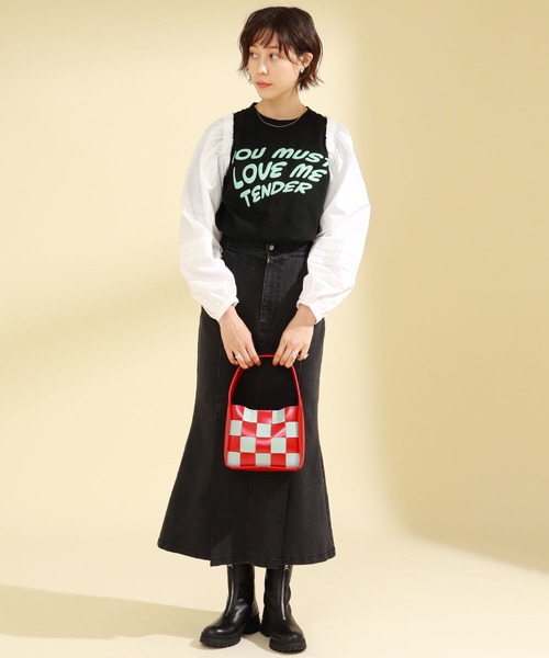 Ray BEAMS（レイビームス）の「Ray BEAMS / バックリボン アーム ボレロ（カーディガン/ボレロ・レディース・イエロー/ホワイト/ブラック・ONE SIZE）」の5枚目の写真