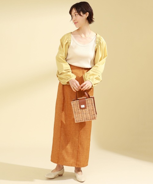 Ray BEAMS（レイビームス）の「Ray BEAMS / バックリボン アーム ボレロ（カーディガン/ボレロ・レディース・イエロー/ホワイト/ブラック・ONE SIZE）」の14枚目の写真