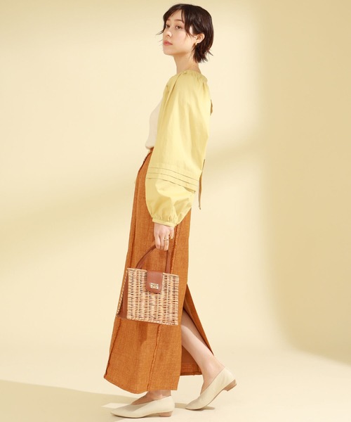 Ray BEAMS（レイビームス）の「Ray BEAMS / バックリボン アーム ボレロ（カーディガン/ボレロ・レディース・イエロー/ホワイト/ブラック・ONE SIZE）」の15枚目の写真