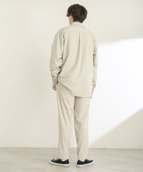 SENSE OF PLACE by URBAN RESEARCH（センスオブプレイスバイアーバンリサーチ）の「『セットアップ対応』テーパードスラックス（スラックス・メンズ・グレー/ライトベージュ・SMALL/MEDIUM/LARGE）」の7枚目の写真