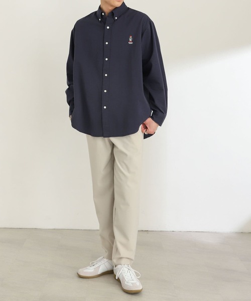 SENSE OF PLACE by URBAN RESEARCH（センスオブプレイスバイアーバンリサーチ）の「『セットアップ対応』テーパードスラックス（スラックス・メンズ・グレー/ライトベージュ・SMALL/MEDIUM/LARGE）」の9枚目の写真