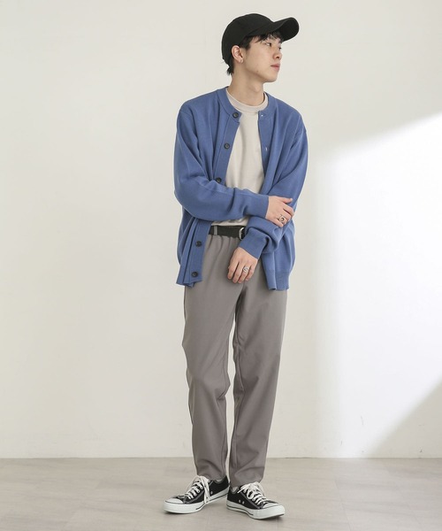 SENSE OF PLACE by URBAN RESEARCH（センスオブプレイスバイアーバンリサーチ）の「『セットアップ対応』テーパードスラックス（スラックス・メンズ・グレー/ライトベージュ・SMALL/MEDIUM/LARGE）」の16枚目の写真